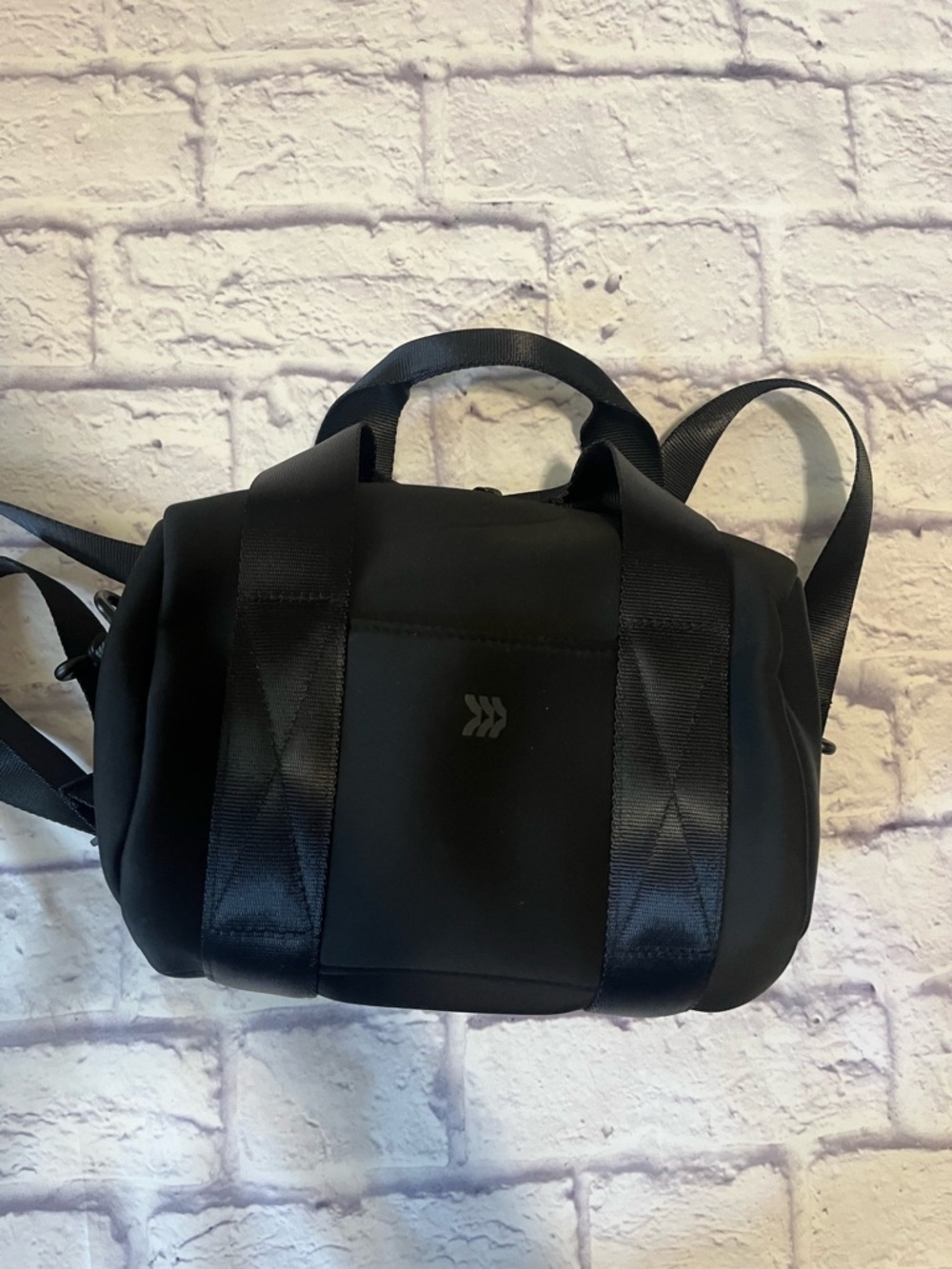 all in motion Black mini Duffel Bag